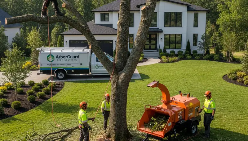Professional tree removal and landscaping service in Bellevue, WA by Chop Chop Tree experts