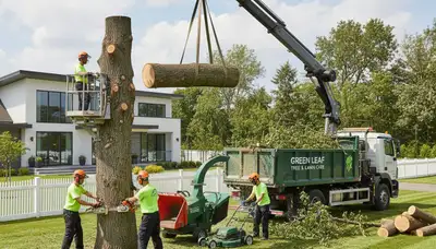 Professional lawn care and tree trimming service in Bellevue, WA by Chop Chop Tree experts