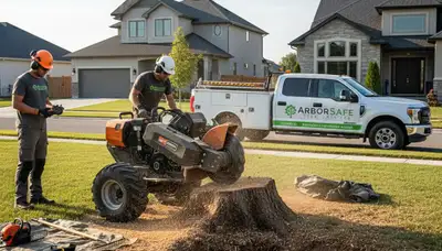 Professional stump removal and tree grinding in Bellevue, WA by Chop Chop Tree experts