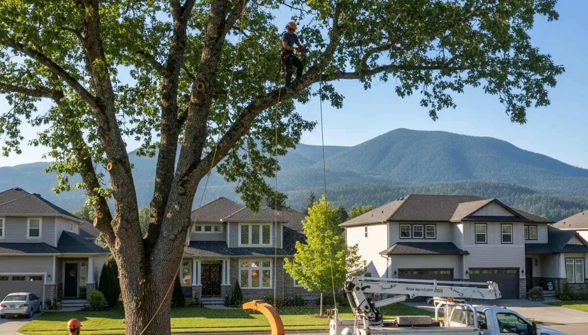 Professional tree removal service in Bellevue, WA by expert arborists at Tree Trimming Bellevue