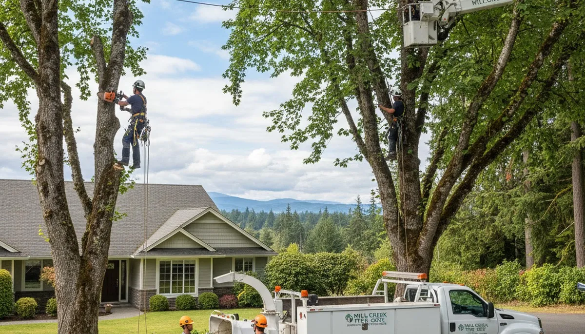 Professional tree removal service in Bellevue, WA by treetrimmingbellevuewa.com crew
