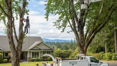 Professional tree removal service in Bellevue, WA by treetrimmingbellevuewa.com crew
