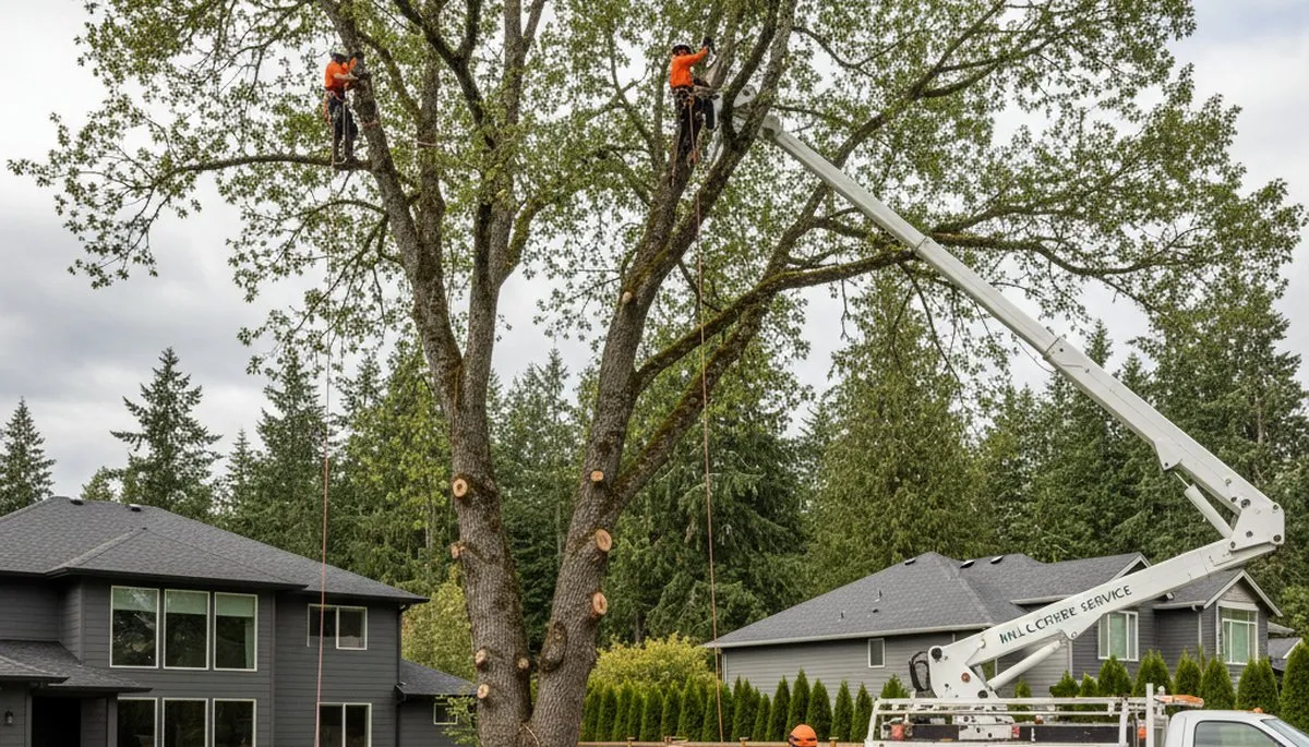 Professional tree removal service in Bellevue WA by expert arborists at TreeTrimmingBellevueWA