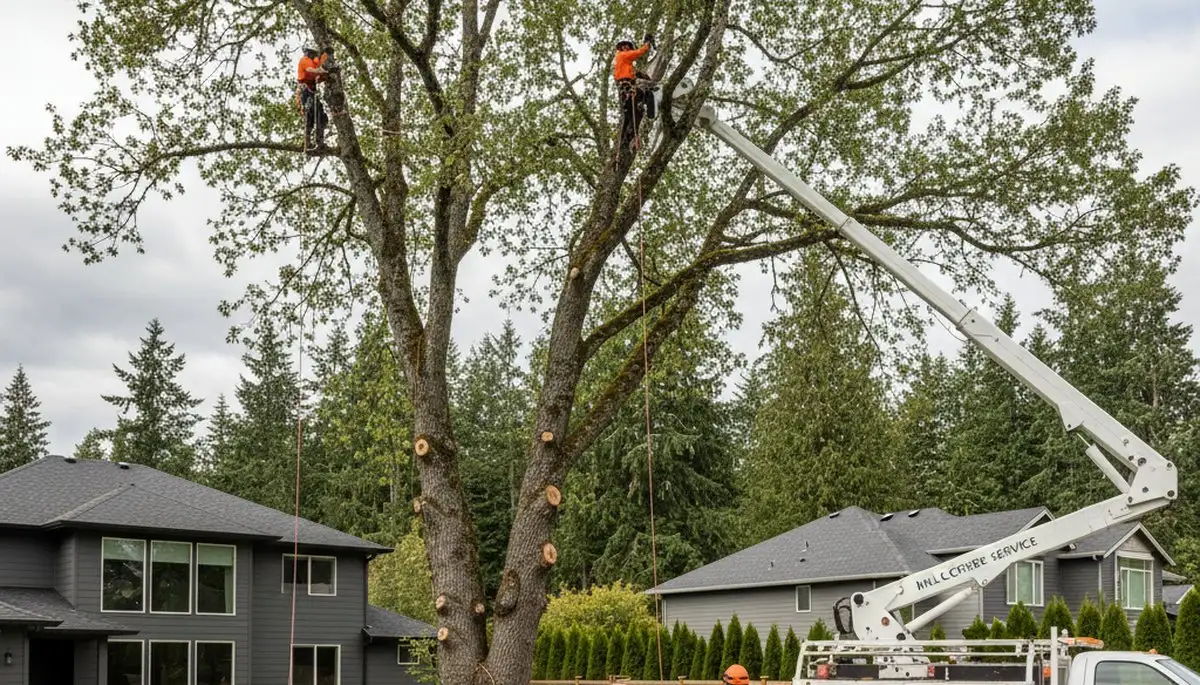 Professional tree removal service in Bellevue WA by expert arborists at TreeTrimmingBellevueWA