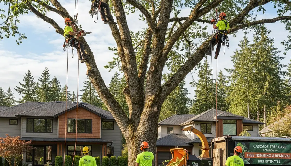 Professional tree removal service in Bellevue, WA by certified arborists