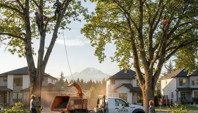 Professional tree removal and trimming service in Bellevue, WA by certified arborists